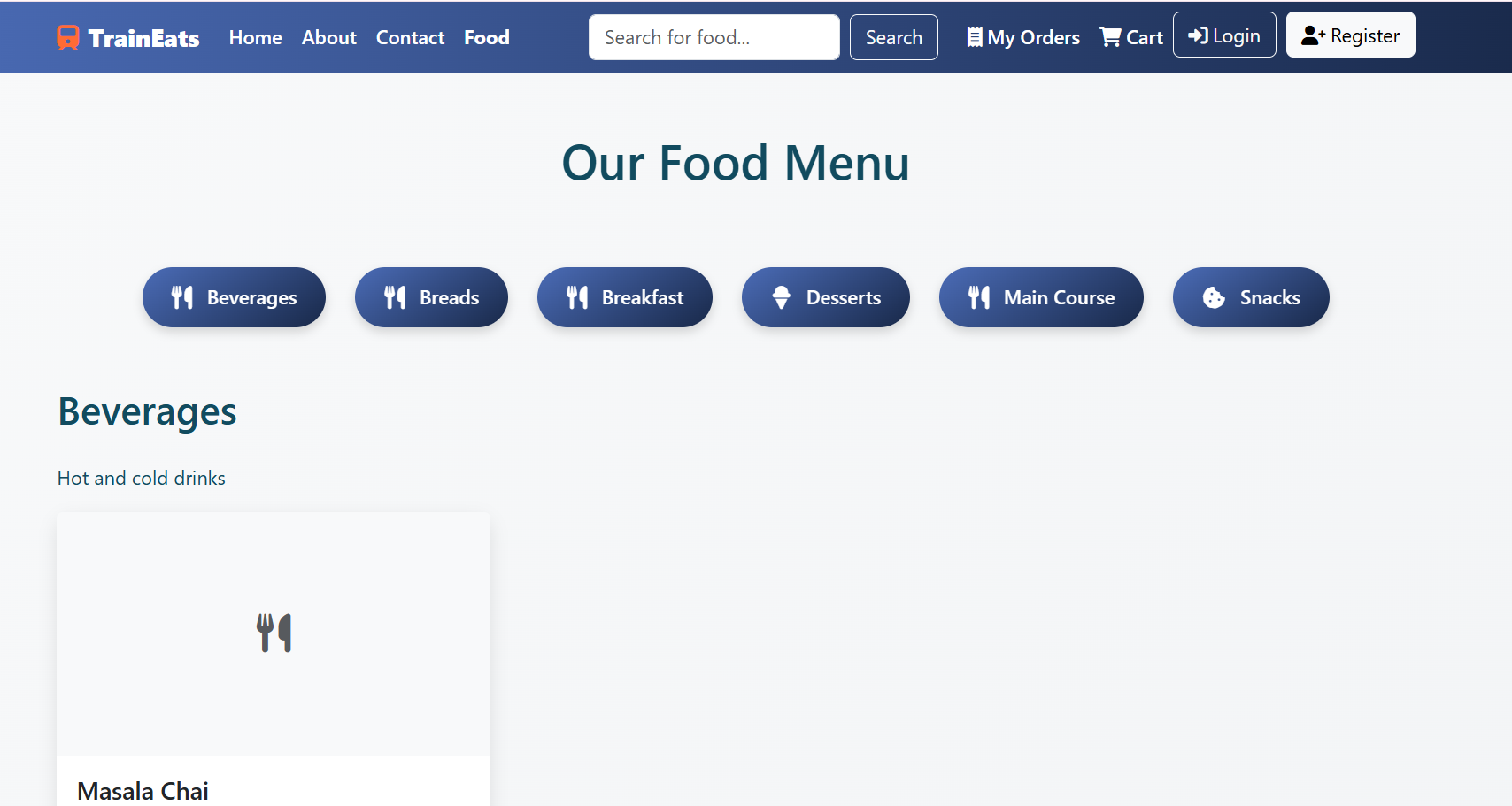 Food Menu